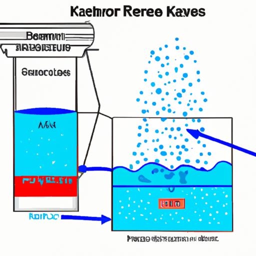 Minh hoạ quá trình lọc ngược trong máy lọc nước Karofi KAD-X39