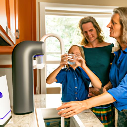 Sử dụng máy lọc nước Sunhouse hiệu quả trong gia đình.
